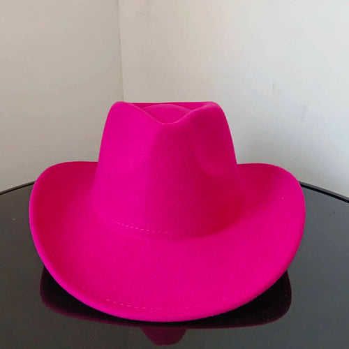 Cowboy hat cow head accessories cowboy hat monochrome felt hat men and