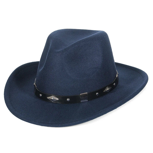 Fashion Women Men Fedoras Western Cowboy Hat Lady Sombrero Hombre