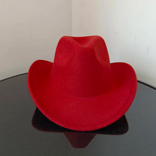 Cowboy hat cow head accessories cowboy hat monochrome felt hat men and