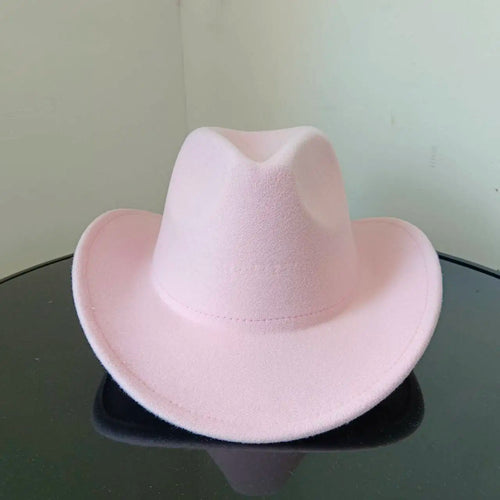 Cowboy hat cow head accessories cowboy hat monochrome felt hat men and
