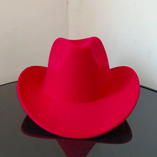 Cowboy hat cow head accessories cowboy hat monochrome felt hat men and