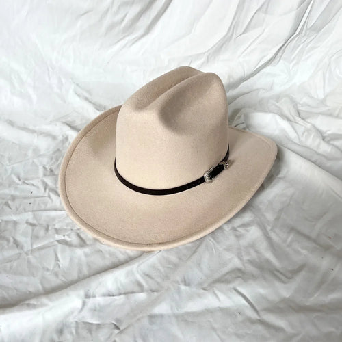 Bauhonia Vintage Western Cowboy Hat For Men Women Wide Brim Gentleman