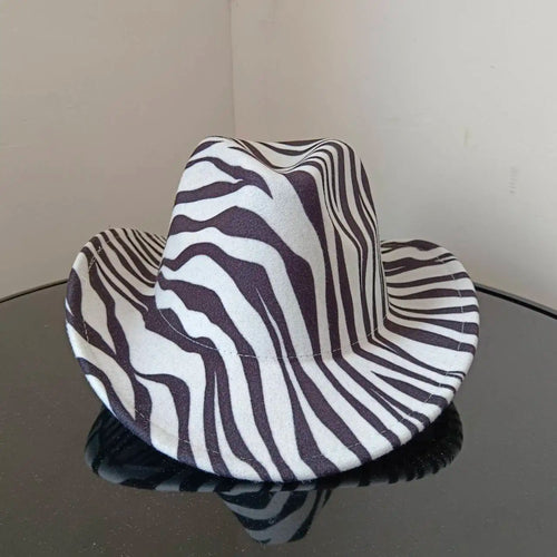 Cowboy hat cow head accessories cowboy hat monochrome felt hat men and