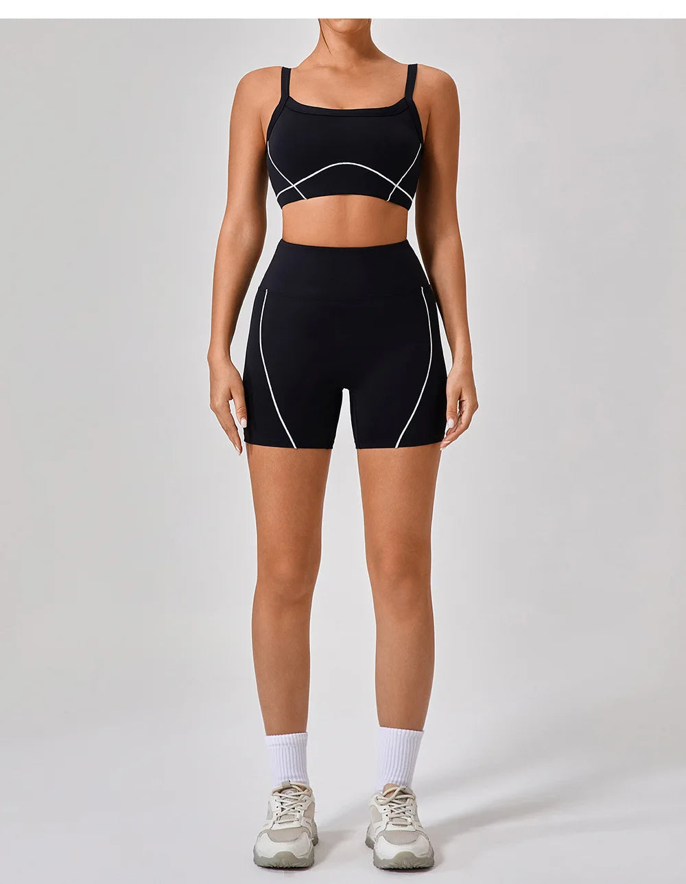 Womens 2 Piece Workout Running Sets,Hot Shot Skort Set Y2K Cropped