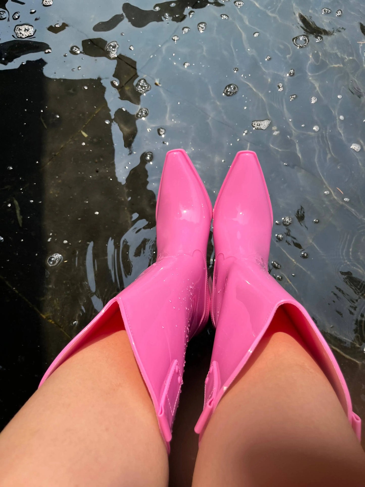 Rain Rubber CowGurl Boots