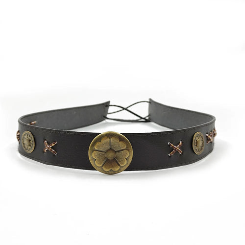 New embroidered bull head accessories men's cowboy hat belt decoration