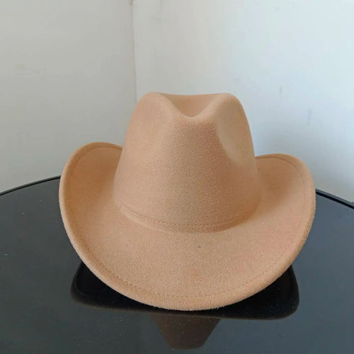 Cowboy hat cow head accessories cowboy hat monochrome felt hat men and
