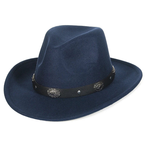 Fashion Women Men Fedoras Western Cowboy Hat Lady Sombrero Hombre